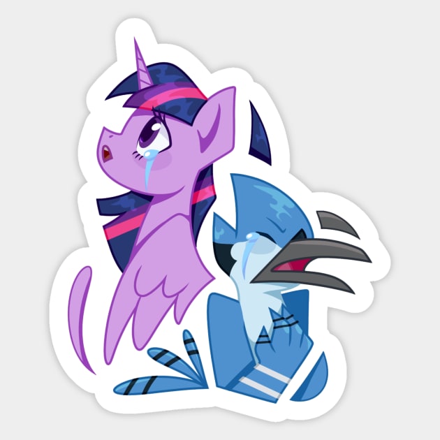 Can we pretend that airplanes Sticker by Imaplatypus